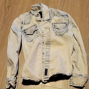 Kids denim shirt True Religion size 7